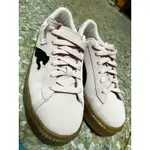 PUMA 休閒鞋 SUEDE PLATFORM CUTOUT WNS（二手38）可議