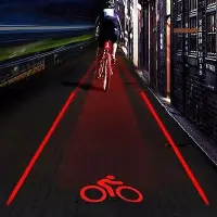 在飛比找Yahoo!奇摩拍賣優惠-腳踏車尾燈 帶Logo投影尾燈 腳踏車燈