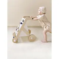 在飛比找ETMall東森購物網優惠-愛升寶寶學步車手推車木制防O型腿側翻男女孩兒童益智忙碌板玩具