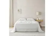Natural Home Flax Linen Sheet Set Dove Grey (Single, King Single, Double, Queen, King, Super King)