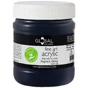 Global Colours Acrylic Paint Zero VOC 500mL Paynes Grey