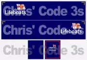 Code 3 Adhesive Vinyl Trailer Decal - RNLI Lifeboats - 1/50 1/76 1/148 1/87 1/64