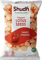 Shudh Popped Lotus Seeds Tangy Tomato Makhana (Pack of 3)