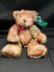 Russ Berrie Mayberry Teddy Bear Plush Stuffed Animal Collectible 10" Rare