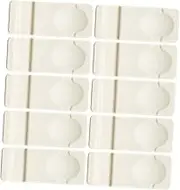 Ipetboom 10Pcs Dual Use Chopstick and Spoon Rest Elegant Cutlery Stand for Home Kitchen Dining Table and Restaurants Premium Craftsmanship White Color