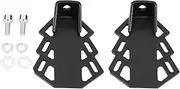 2pcs Mountain Terrain Bicycle Iron Rear Pedal Feetpegs Anti Slip Foot Rest With 5mm Hole quality Iron Non Deformation Anti Rust Heavy Load Bearing 50 100kg Suitable For M