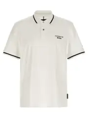 [Hugo Boss] Hugo Boss-C-Parris 197 Polo Bianco/Nero-Uomo M