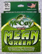 McCoy Fishing Line CoPolymer Mean Green 250 Yard Spool 30LB Test