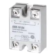SSD-10DA 3-32V DC Input to 24-380V AC Output Solid State Relay AC 10A