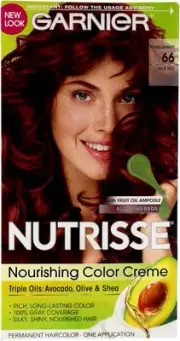Garnier Nutrisse Nourishing Color Creme, True Red [66] 1 ea