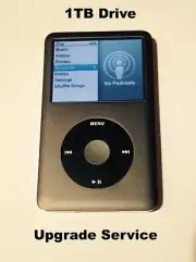 Upgrade Ipod Classic Service to 1tb for Ipod 5th or 7th Generation