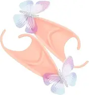 KICHOUSE Elegant Butterfly Fairy Ears Cosplay Accessory Set Elf Ears for Girls for Stage and Party