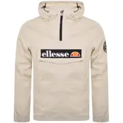 Ellesse Mens Mont Overhead Quarter Zip Jacket (Off White)