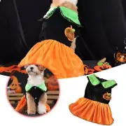 Pet Pumpkin Costume Puppy Halloween Pumpkin Costume Fun Role Play Dress Up