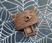 Miniature Wooden Spirit Board with Drawer Haunted Collection Vintage Ouija Board