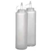 * New Cooking Concepts Clear Condiment Bottles, 2-ct. Packs