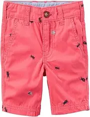 [Carter's] Baby Boy's Schiffli Flat-Front Shorts (6 Months)