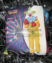 BRAND NEW Killer Klowns From Outer Space Shorty Adult Costume & Mask SM/MD