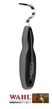 Wahl HORSE Equine GROOMING Hoof Pick Ergonomic Rubber Grip Reinforced Steel Pic