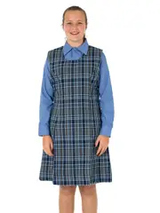 Grey/Blue Plaid Tunic