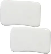 VALICLUD 2Pcs Jade Massage Tool Set Smooth Face Scraping Massager for Muscle Relaxation and Skin Care Stylish White Jade Scraper for Comfortable Therapy and Fatigue Relief