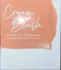 Dominique Cream Blush. Color In Warm Peach.