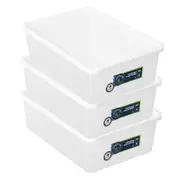 3x Lemon & Lime Keep Fresh 5L/30.5cm Food Storer Stackable Snack Container w/Lid