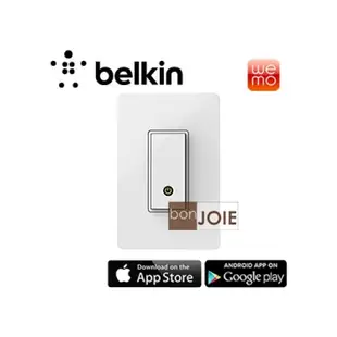 ::bonJOIE:: 美國貝爾金 Belkin WeMo Light Switch 智慧型電燈開關 支援 iPhone / iPad / iPod / Android 4.0以上 控制開關