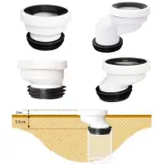 Nozzle Toilet Nozzles Toilet Drain Pipe Toilet Nozzles Eccentric Design