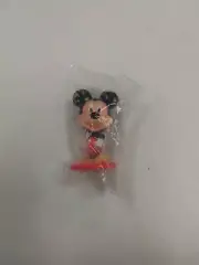 2002 Kellogg's Cereal Premium Disney 3" Mickey Mouse Nodder In Unopened Package
