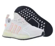 Adidas NMD V3 Womens Shoes Size 9.5, Color: Off White/Beam Orange/Super Pop