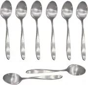 Design 2 / Design II 18/8 Stainless Steel Teaspoon (Set of Eight)