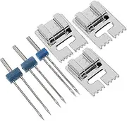 ARTSEWPLY Sewing Machine Twin Needles Mm Mm Mm Iron Needles Automatic Threader Multi-Purpose Sewing Supplies for Household Craft