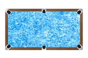 Icy 2 Frozen Custom Made Printed Pool Snooker Billiard Table Felt Cloth