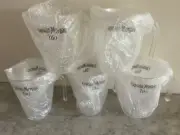 Joblot 5 Captain Morgan RUM Tiki Clear Plastic Jugs Pitchers Cocktail Bar BBQ