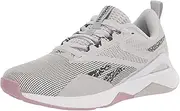 [Reebok] Women's Nanoflex TR 2.0 Cross Trainer, Pure Grey/White/Black, 11