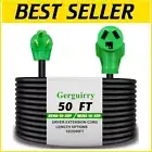 Reliable 50ft 10-AWG Dryer Extension Cord for Safe 240V & Level 2 EV Charging