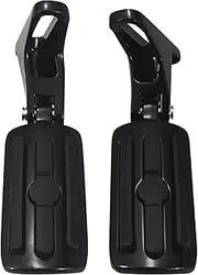 Rear Passenger Foot Pegs Motorcycles Footrest Mount Pedal Compatible with Harley Touring CVO Street Electra Glide FLHX Road King FLHR 1993-2024(02 Style)