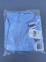 Adidas Altitude Blue Womens Knit Training ClimaLite Jacket Size M