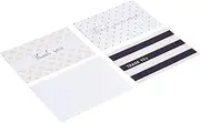 Amazon Basics Thank You Cards, Polka Dot and Stripe, 48 Cards and Envelopes