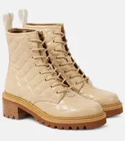 [See By Chloe] See By Chloé Jodie leather ankle boots AU 9.5 neutrals