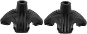 FOMIYES 2pcs Self Standing Walking Stick Tips 4 Prong Cane Rubber Tips for Mobility Aid