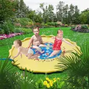 100CM Children Sprinkle & Splash Play Mat Summer pool Spray Inflatable Splash pa
