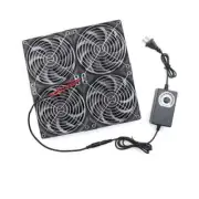 12CM large airflow pet kennel cooling fan farm speed control exhaust