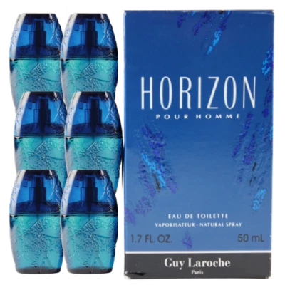 Horizon By Guy Laroche For Men Combo Pack: EDT Spray 10.2oz (6x1.7oz) New