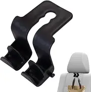 Purse Hook for Car,Car Seat Back Hanger - Automotive Double Hooks Organizer, Multi-Functional Backseat Bag Holder, Interior Accessories for Bags, Purses