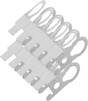 KALLORY 10pcs Pear-Shaped Heater Lamp Clamps Lamp Tube Fixing Clips Tube Holders Clips for Heater Tube Fixing Accessories
