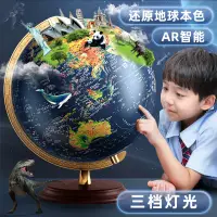 在飛比找蝦皮商城精選優惠-浮雕地球儀兒童啟蒙3d立體智能學生用禮物初中生小學生正版地球