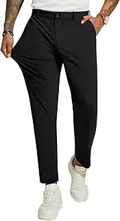 [PJ PAUL JONES] Men's 4 Way Stretch Golf Pants Casual Slim Fit Lightweight Joggers Pants Buesiness Dress Pant Trousers