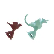 Alessi Set of 2 Bird & Dragon Shape Kettle Whistles MGWHS2 Michael Graves